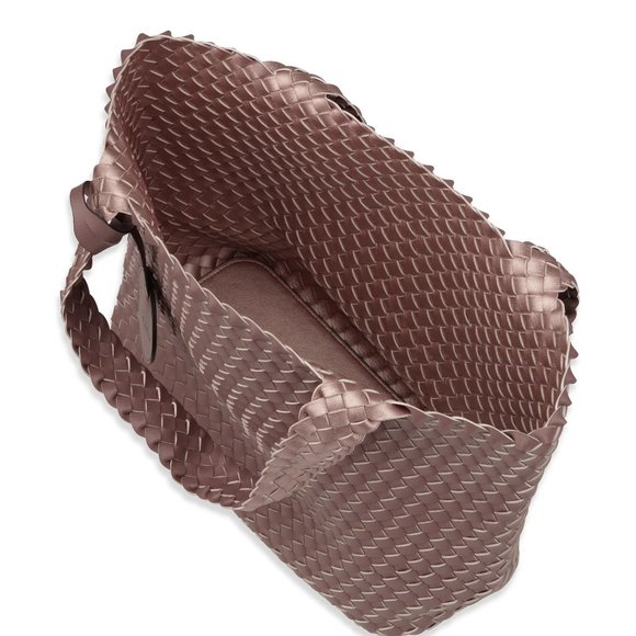 Ilse Jacobsen Bags Ilse Jacobsen Reversible Woven Tote Bag Metallic